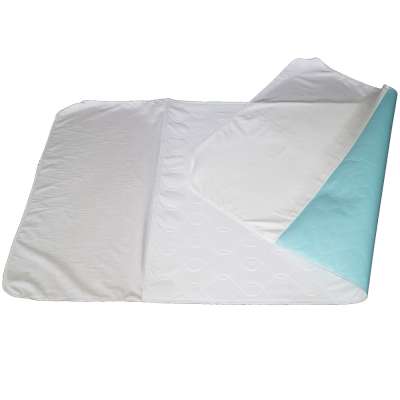 Washable Waterproof Incontinence Bed Pads Protector  With Wings for baby