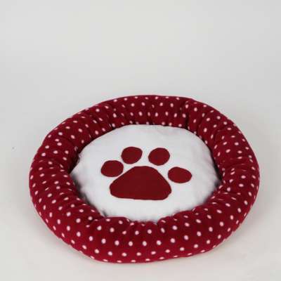 Egg shape pet dog bed felt fashion plush pet bed