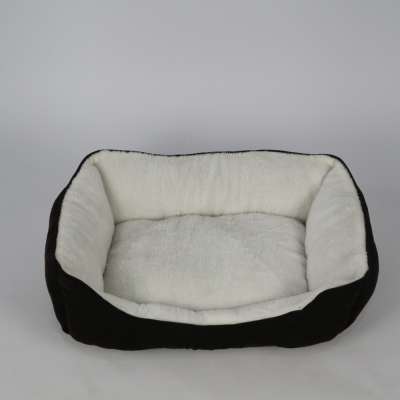 Long Hair Square Depth Kennel Warm Super Soft pet sofa bed